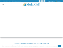 Tablet Screenshot of mukocell.com